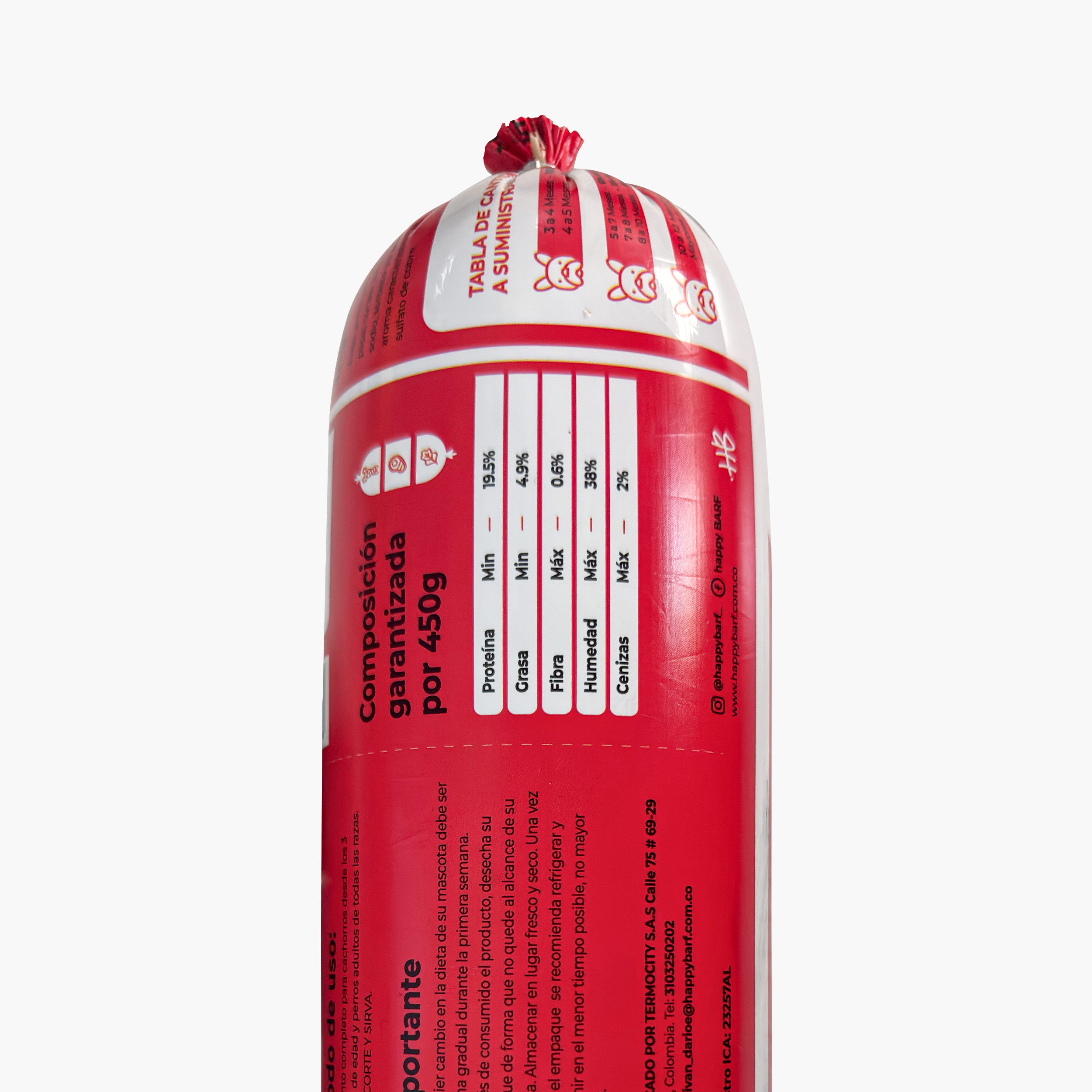 HappyBite Carne | 450gr | Caja 18 Unid. - Imagen 4