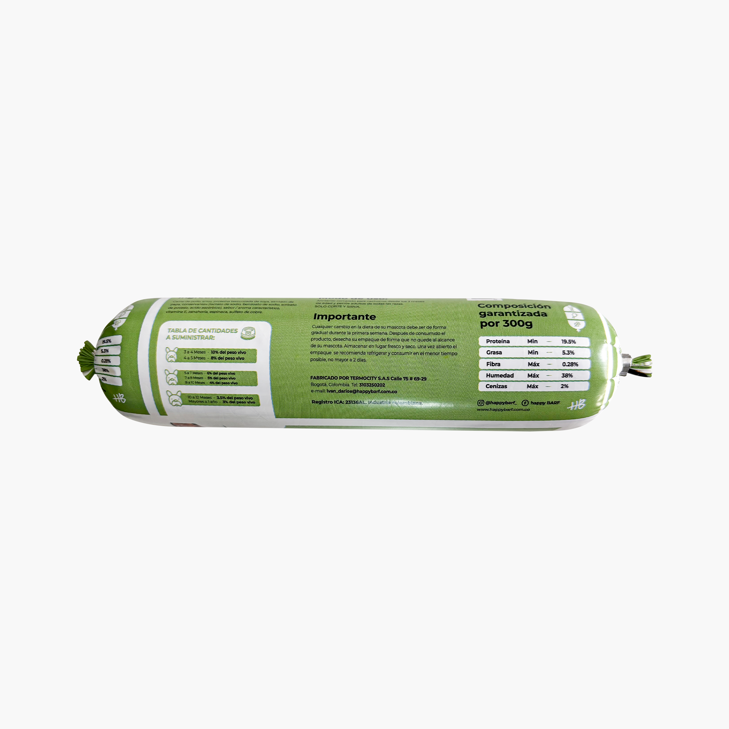 HappyBite Pollo | 300gr | Caja 18 Unid. - Imagen 3