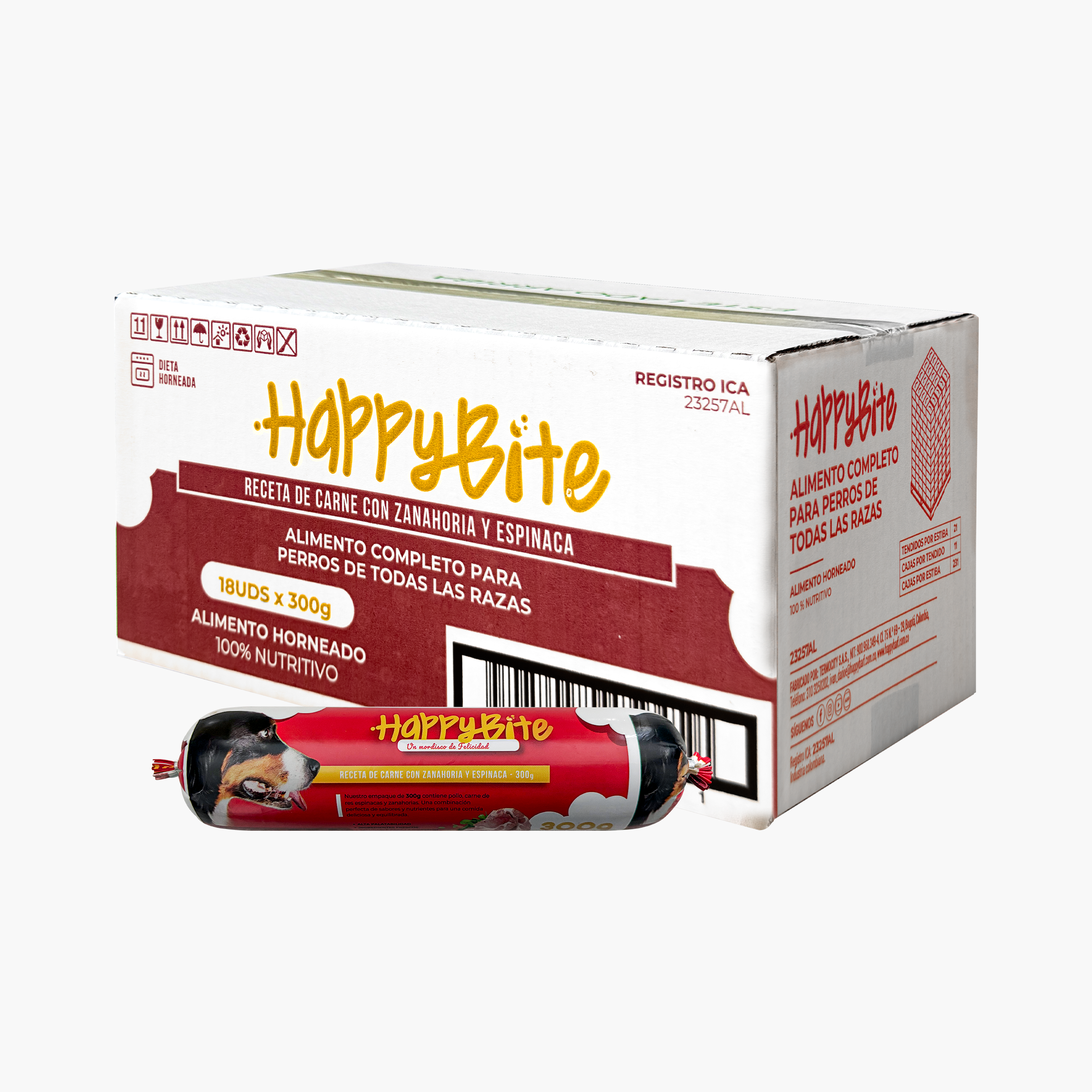HappyBite Carne | 300gr | Caja 18 Unid. - Imagen 6