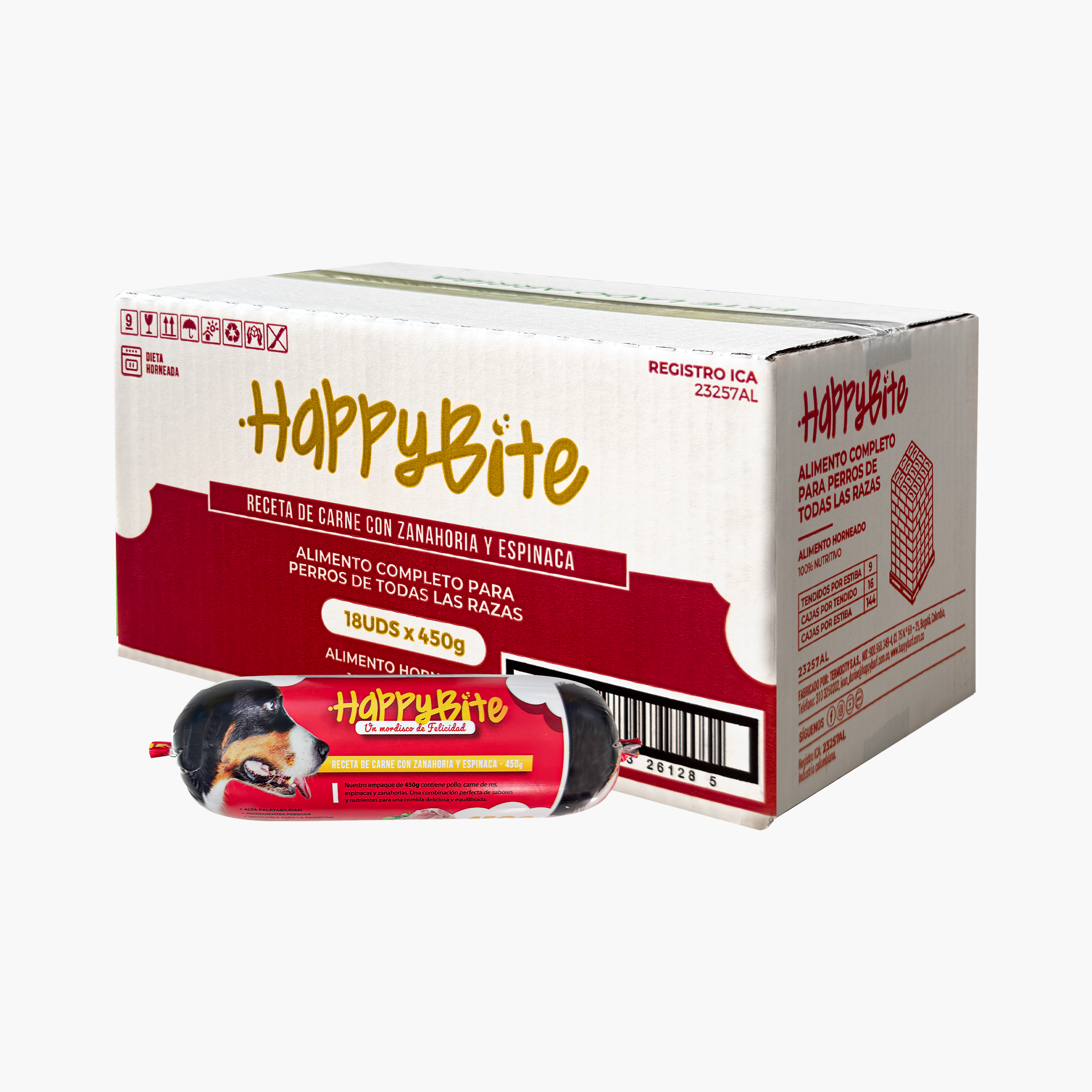 HappyBite Carne | 450gr | Caja 18 Unid. - Imagen 7