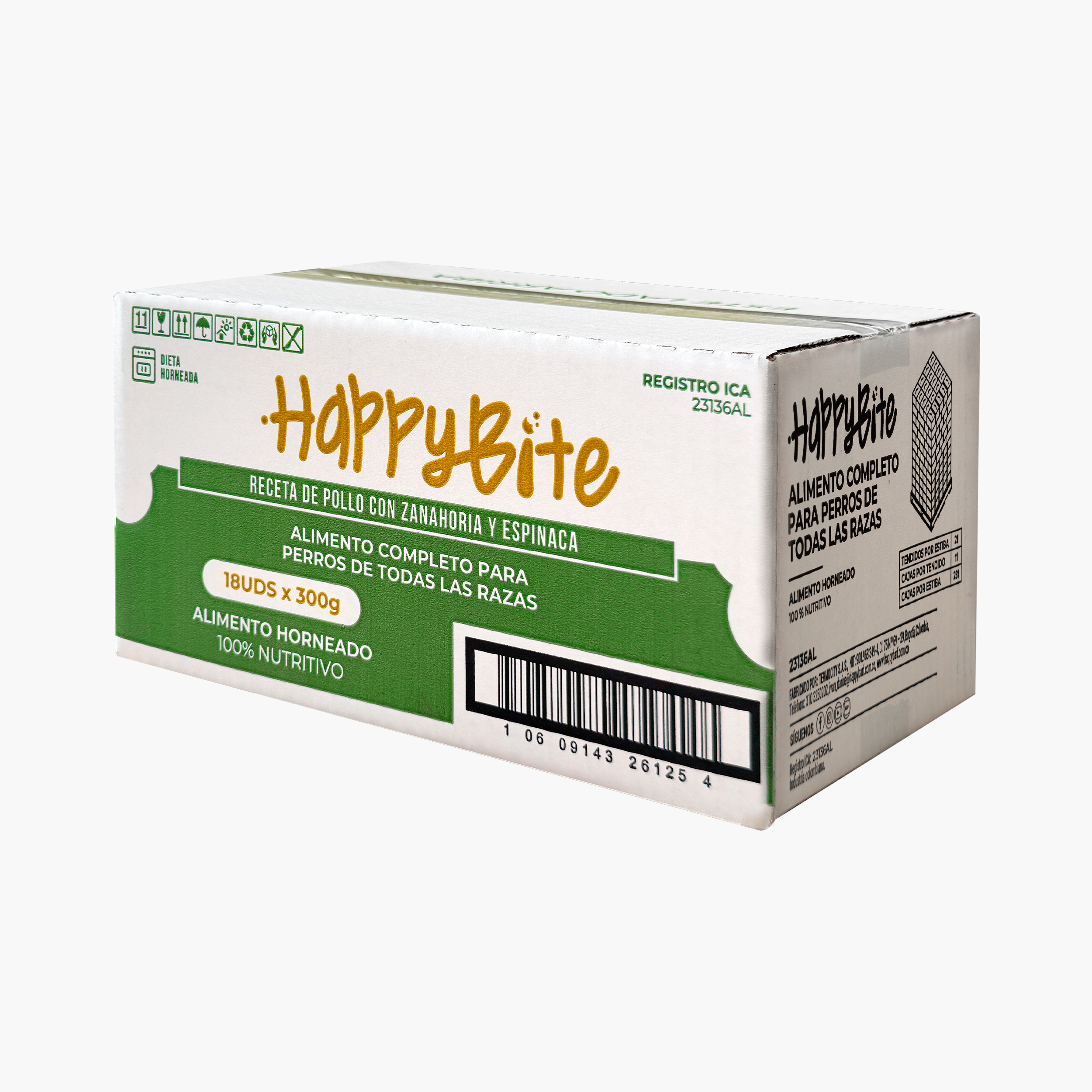 HappyBite Pollo | 300gr | Caja 18 Unid. - Imagen 7